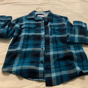 Boys long sleeve flannel shirt.
